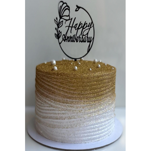 Golden Anniversary Cakes